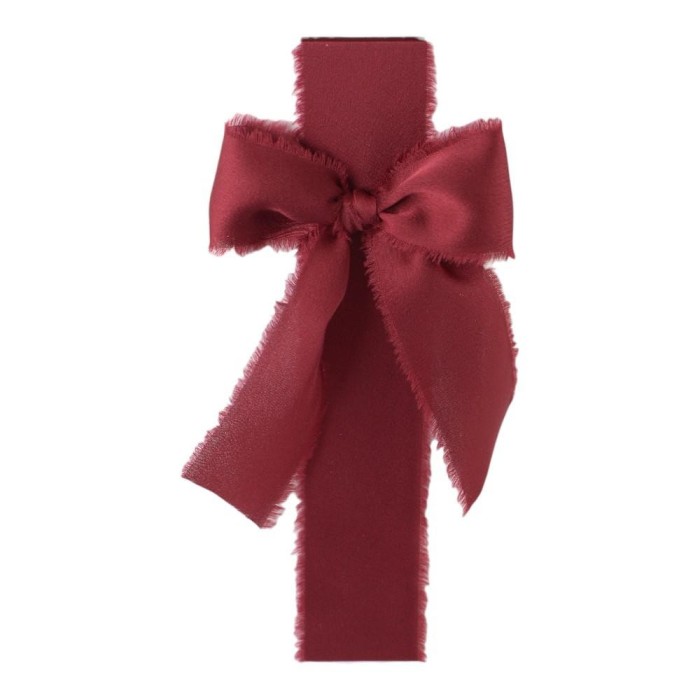 RASO SFRANGIATO BORDEAUX 25MMX15MT